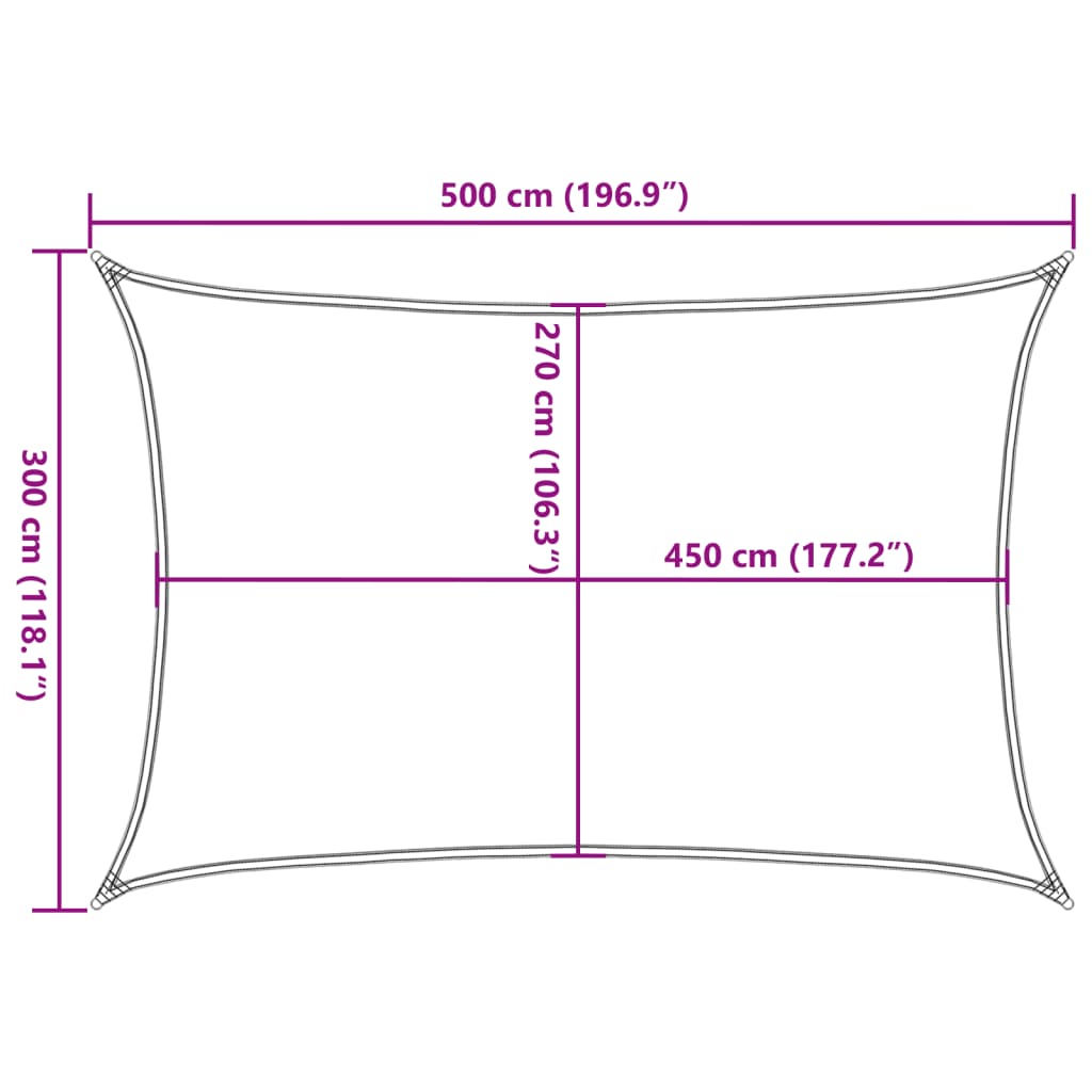 Uždanga nuo saulės, tamsiai žalios spalvos, 3x5m, HDPE, 160g/m²