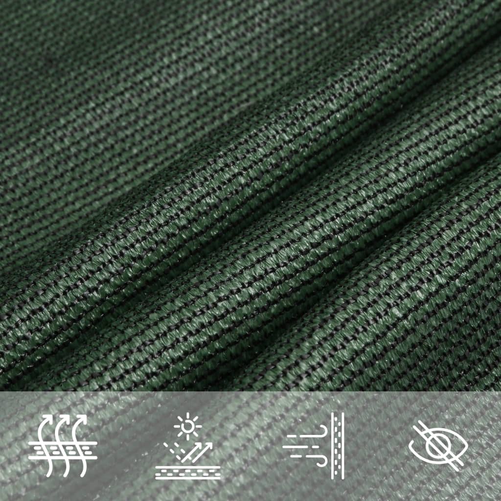Uždanga nuo saulės, tamsiai žalios spalvos, 4x6m, HDPE, 160g/m²