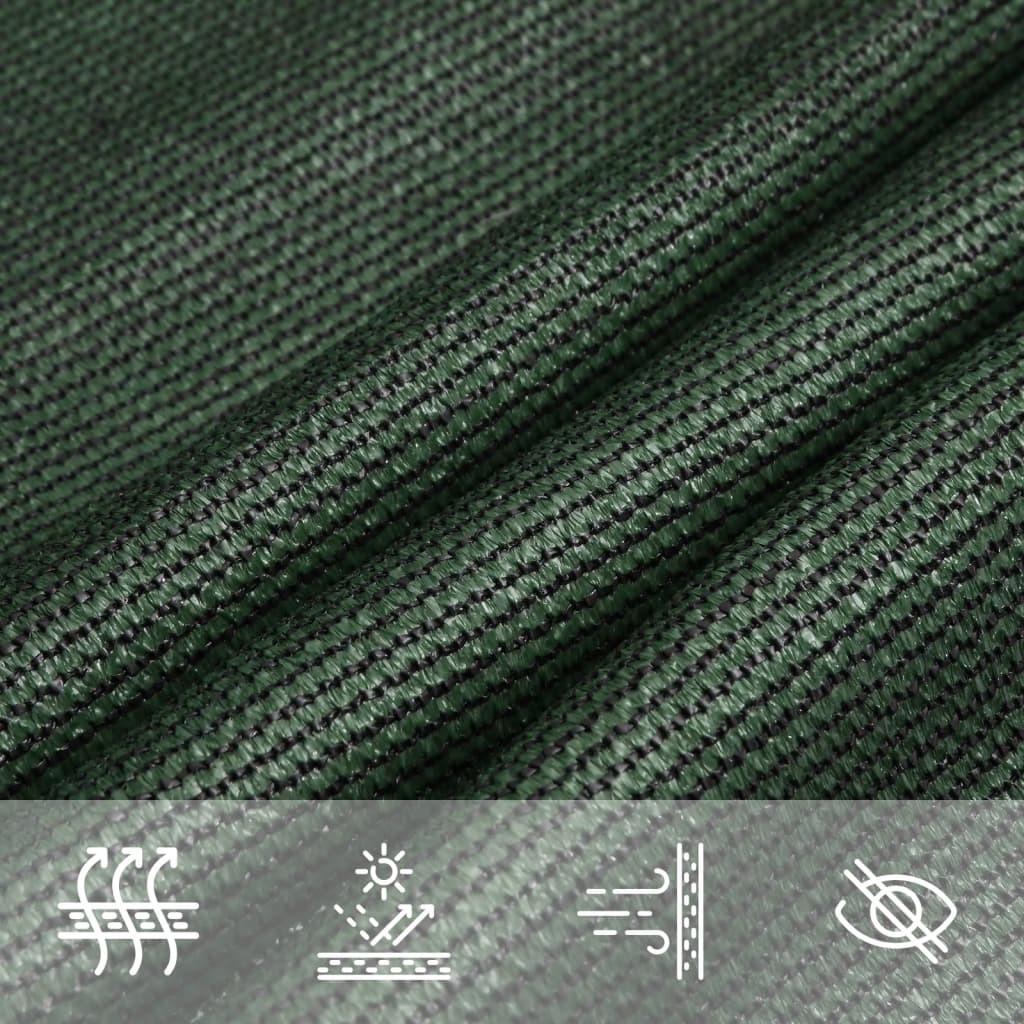 Uždanga nuo saulės, tamsiai žalia, 3x3x4,2m, HDPE, 160g/m²