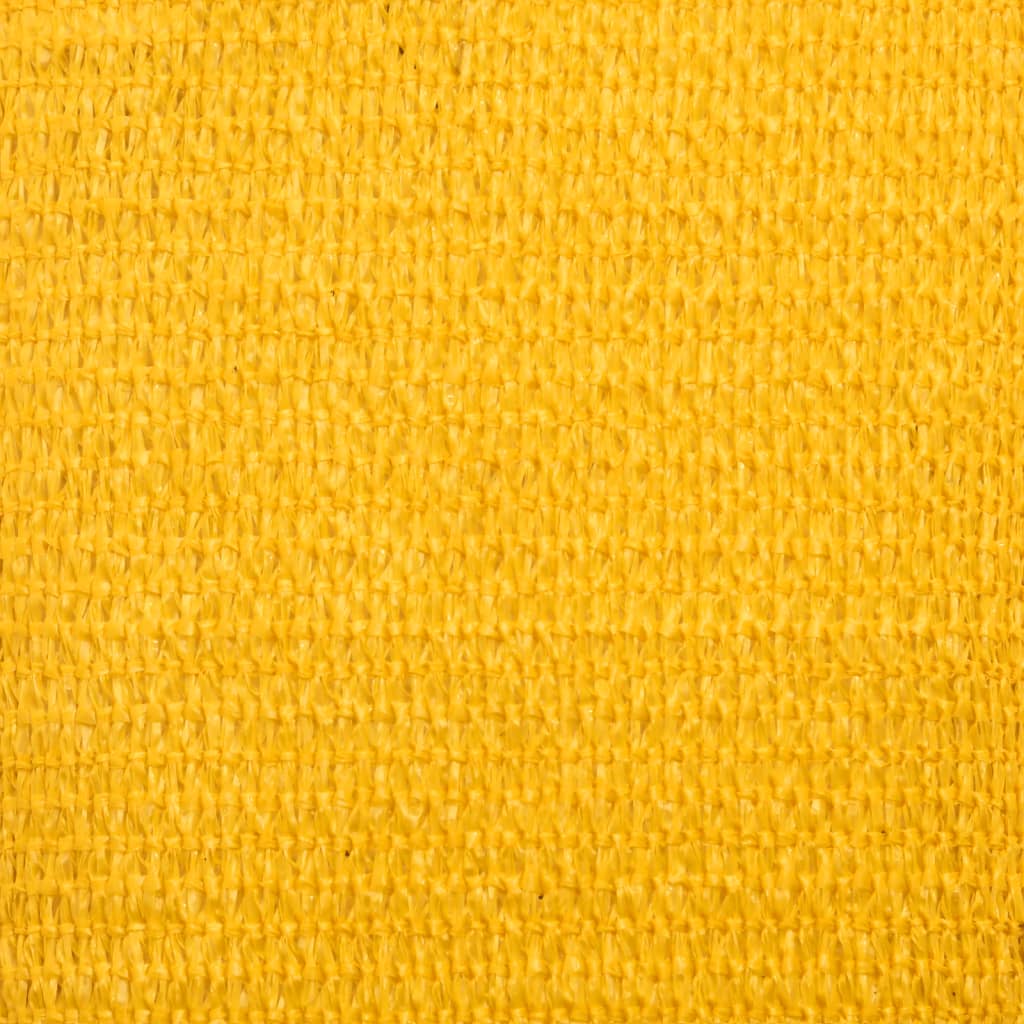Saulės skėtis, burė, 160 g/m², kvadratinė, geltona, 6x6 m, HDPE