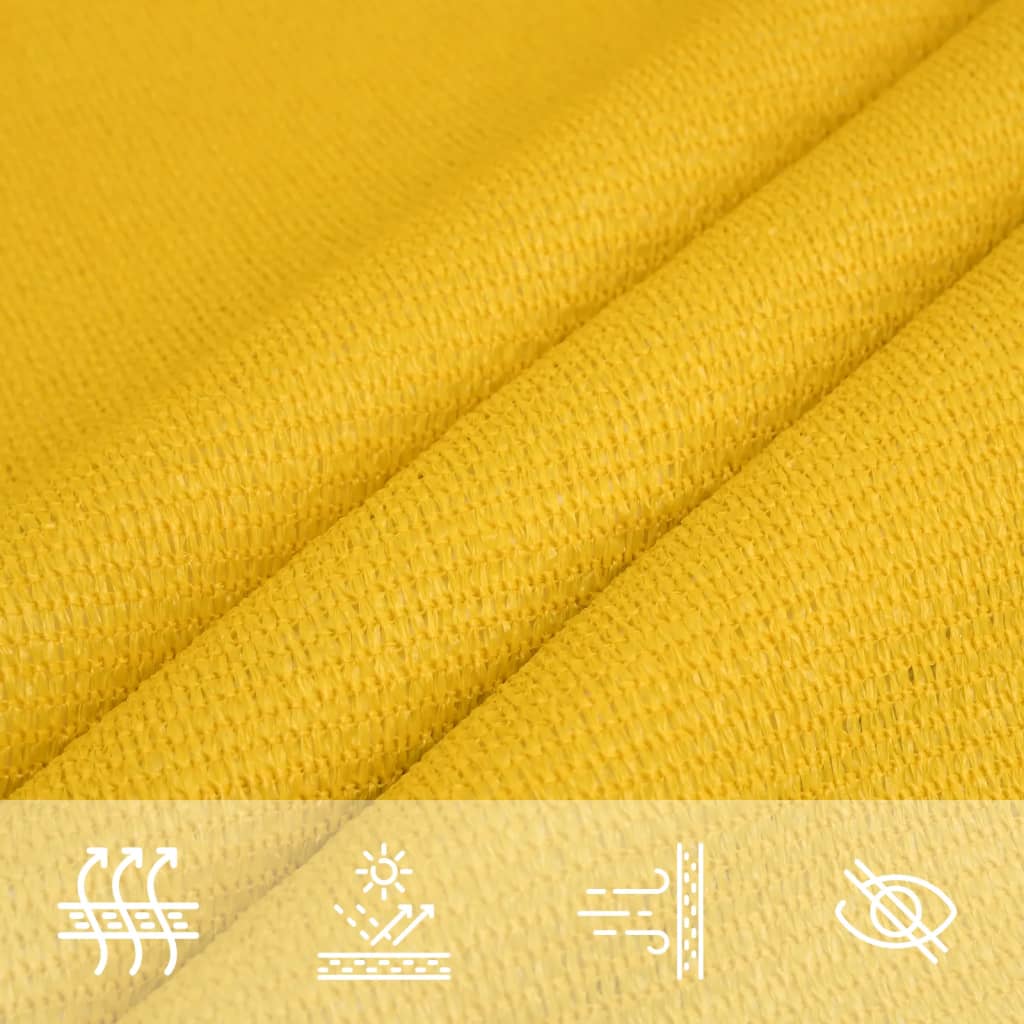 Uždanga nuo saulės, geltonos spalvos, 3x6m, HDPE, 160g/m²