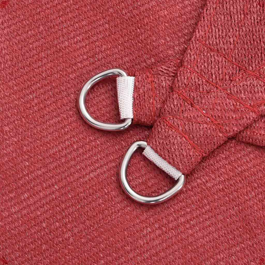 Uždanga nuo saulės, raudonos spalvos, 2x2,5m, HDPE, 160g/m²