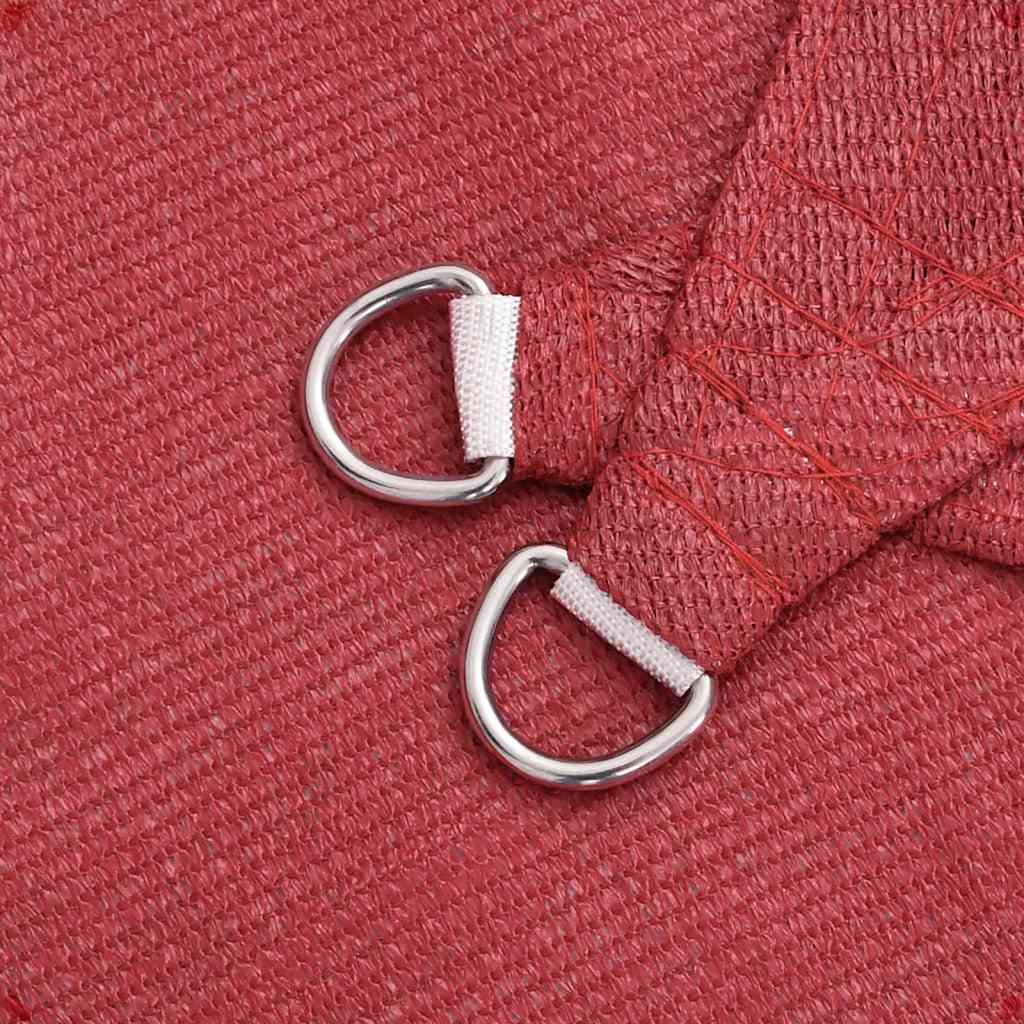 Uždanga nuo saulės, raudonos spalvos, 2,5x3m, HDPE, 160g/m²