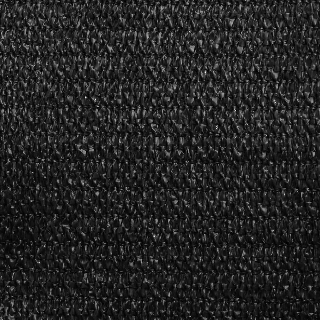 Uždanga nuo saulės, juodos spalvos, 2x4m, HDPE, 160g/m²