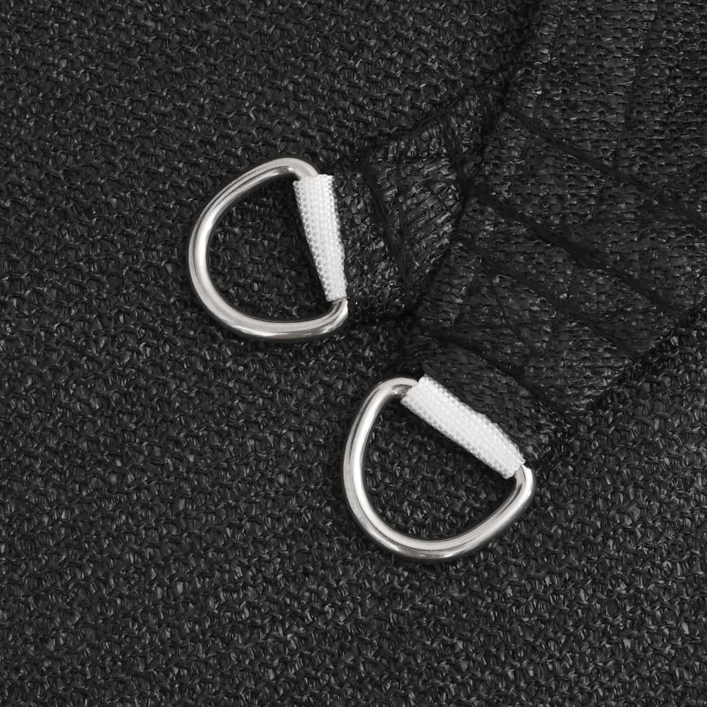 Uždanga nuo saulės, juodos spalvos, 3,5x5m, HDPE, 160g/m²