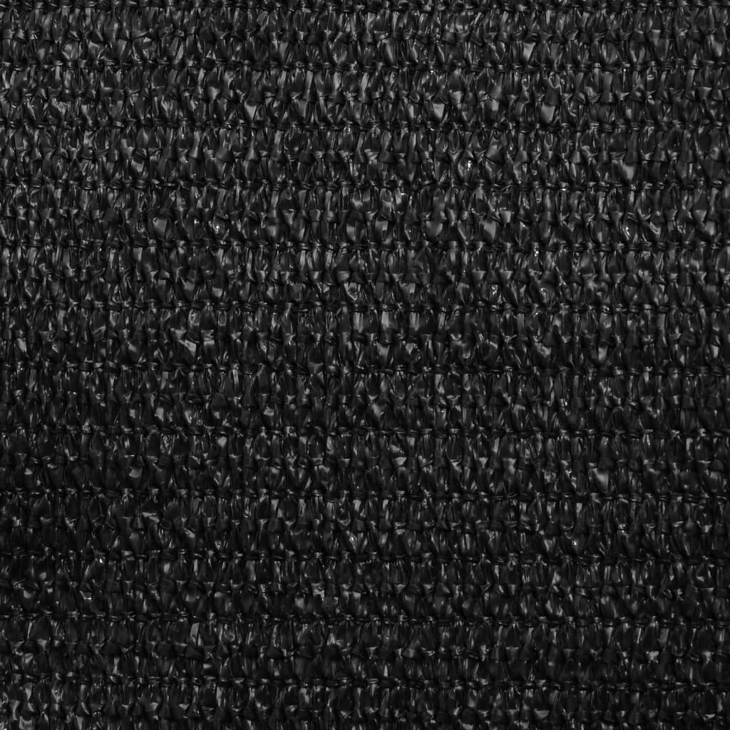 Uždanga nuo saulės, juodos spalvos, 5x6m, HDPE, 160g/m²