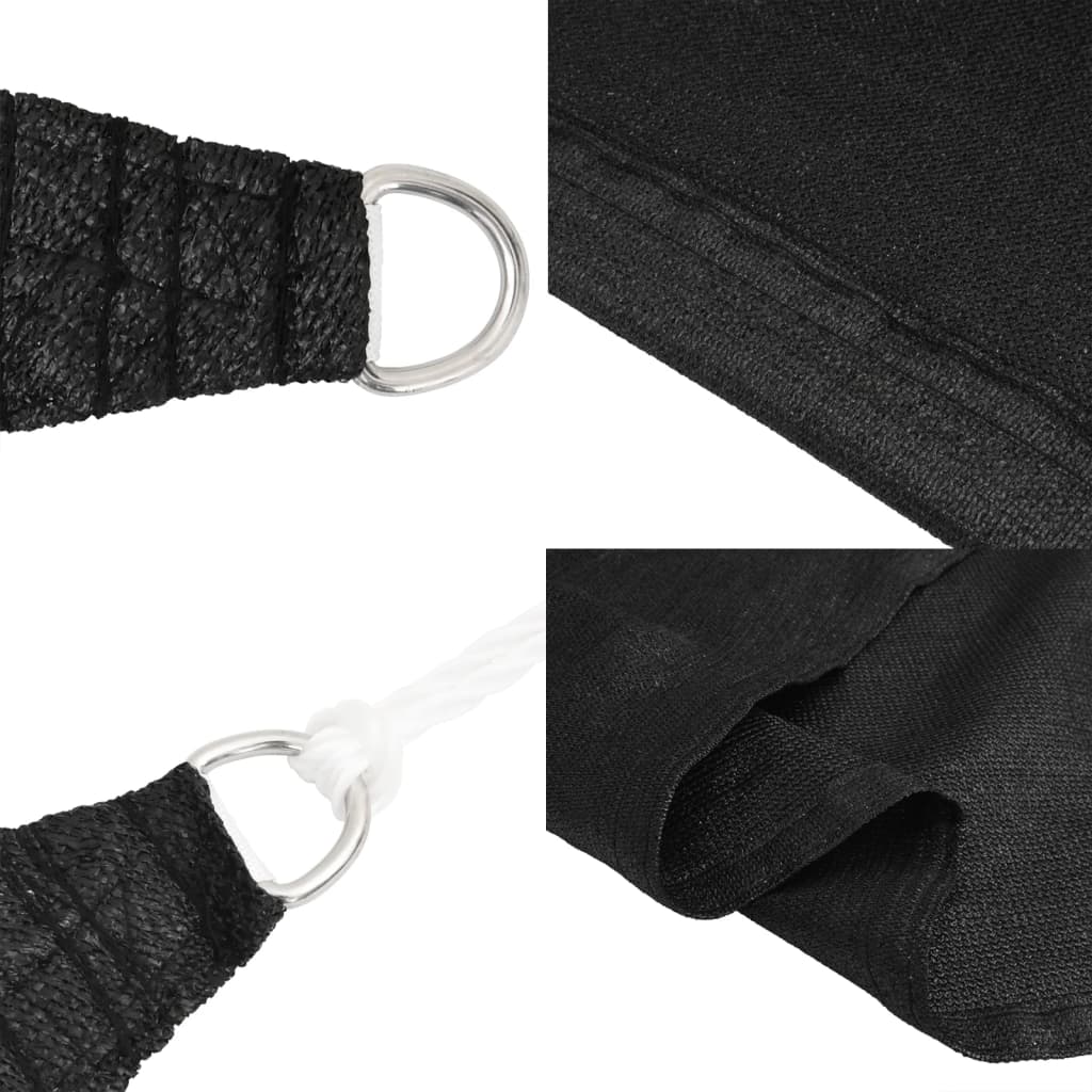 Burė nuo saulės, juodos spalvos, 6x8m, HDPE