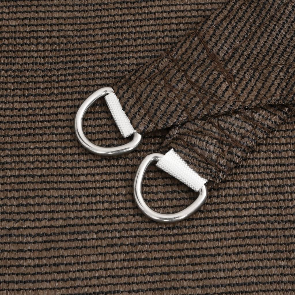 Uždanga nuo saulės, rudos spalvos, 3,5x5m, HDPE, 160g/m²