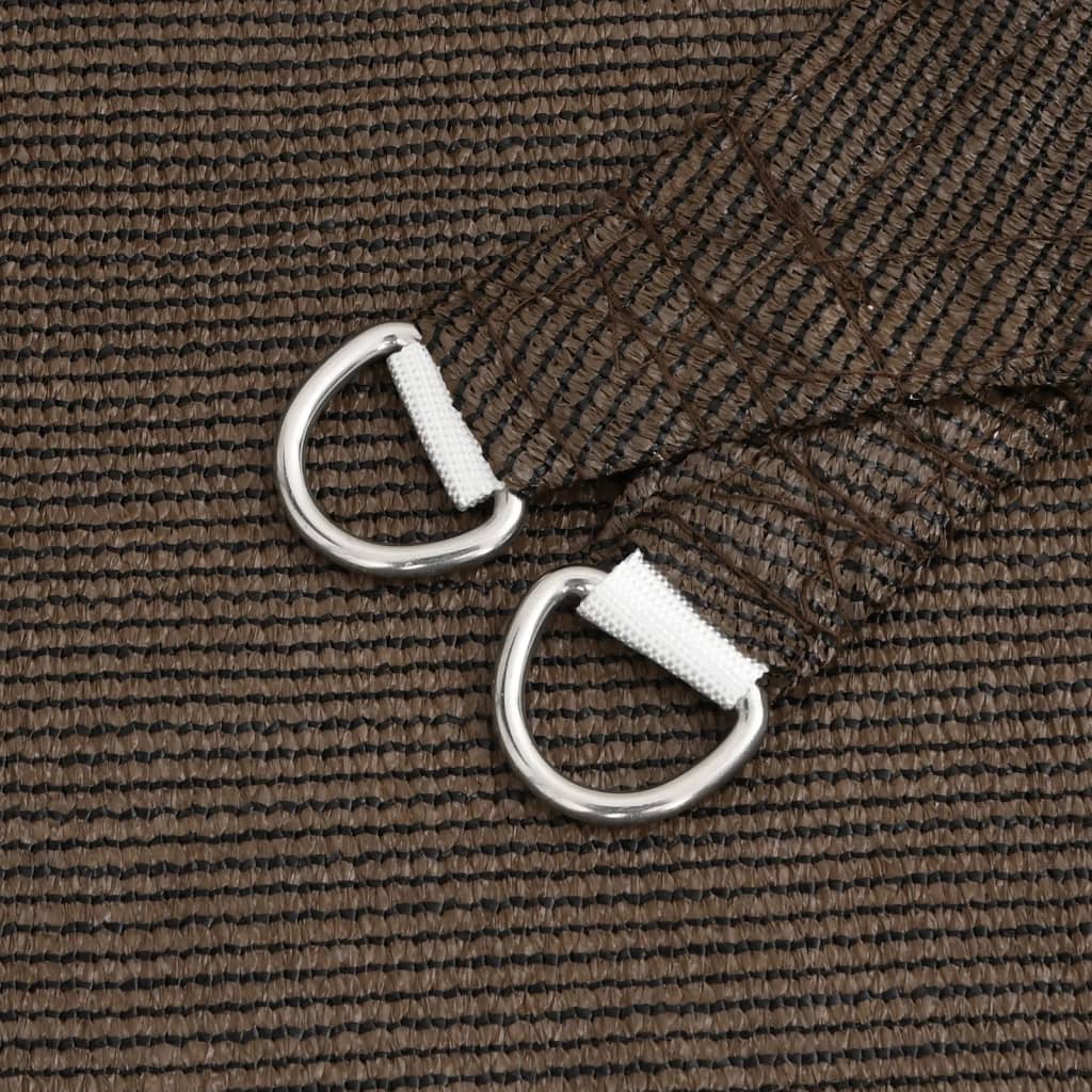 Burė nuo saulės, rudos spalvos, 5x6m, HDPE, 160g/m²