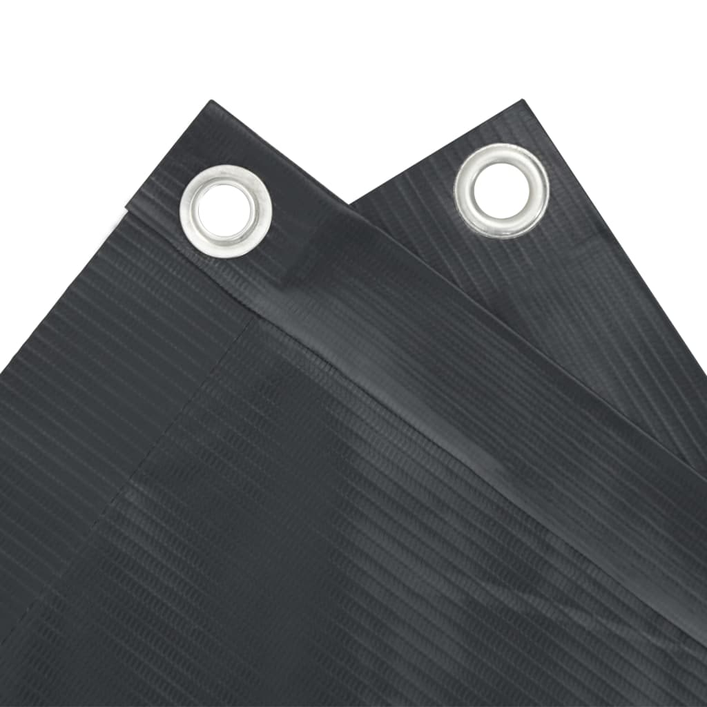 Balkono pertvara, antracito spalvos, 75x500cm, oksfordo audinys