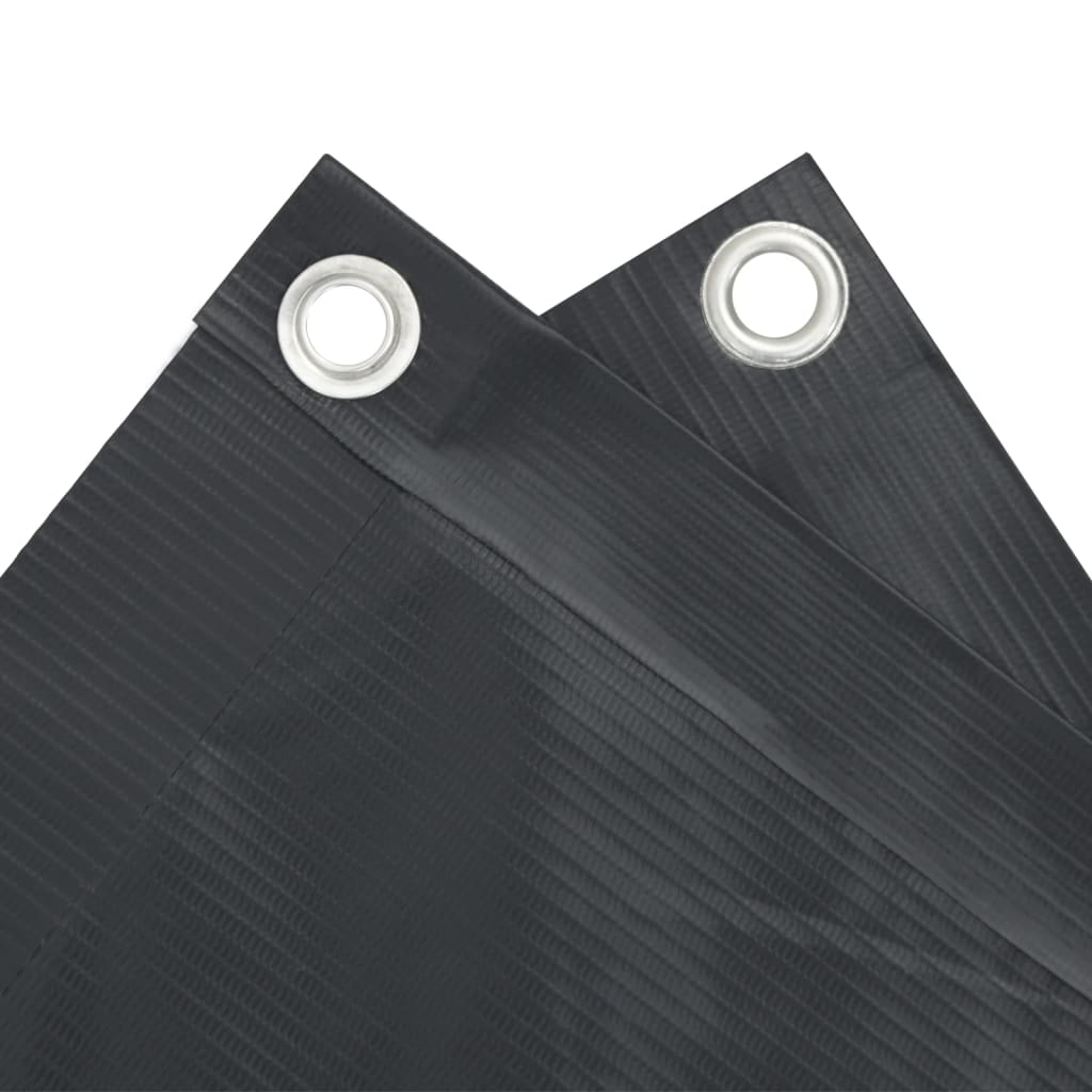 Balkono pertvara, antracito spalvos, 90x500cm, oksfordo audinys