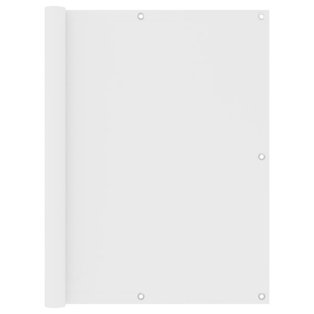 Balkono pertvara, baltos spalvos, 120x500cm, oksfordo audinys