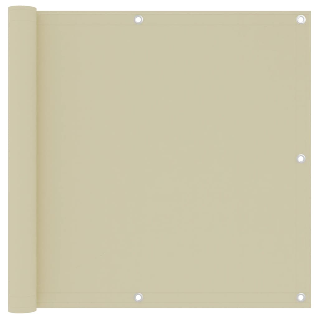 Balkono pertvara, kreminės spalvos, 90x300cm, oksfordo audinys