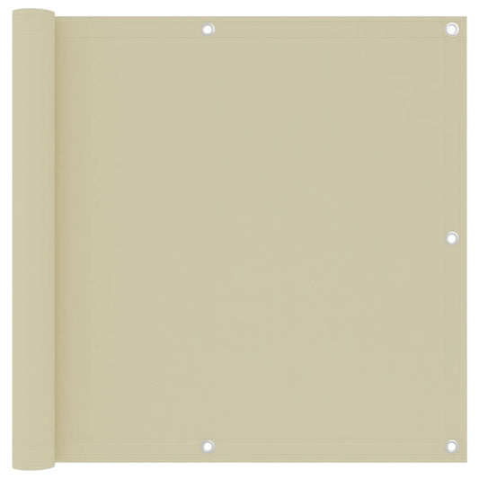 Balkono pertvara, kreminės spalvos, 90x300cm, oksfordo audinys