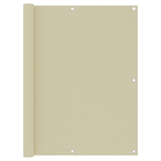 Balkono pertvara, kreminės spalvos, 120x300cm, oksfordo audinys