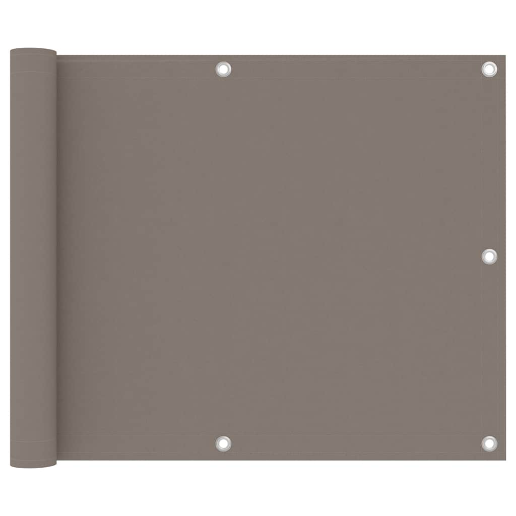 Balkono pertvara, taupe spalvos, 75x300cm, oksfordo audinys