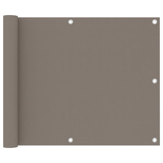Balkono pertvara, taupe spalvos, 75x300cm, oksfordo audinys