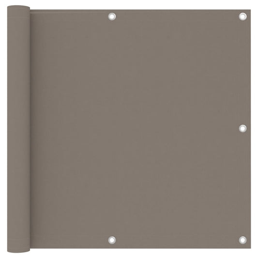 Balkono pertvara, taupe spalvos, 90x400cm, oksfordo audinys