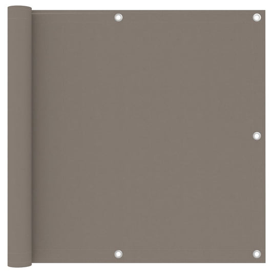 Balkono pertvara, taupe spalvos, 90x500cm, oksfordo audinys