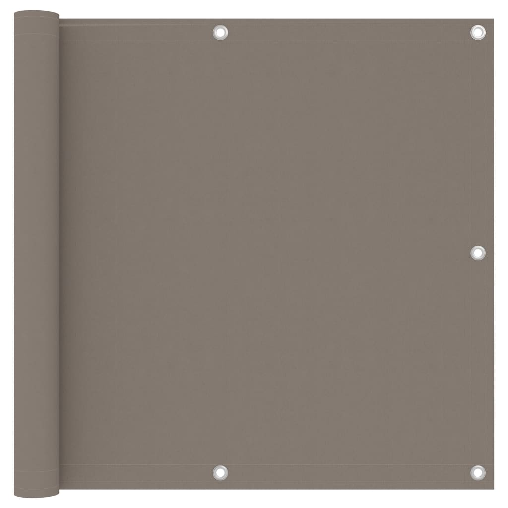 Balkono pertvara, taupe spalvos, 90x600cm, oksfordo audinys