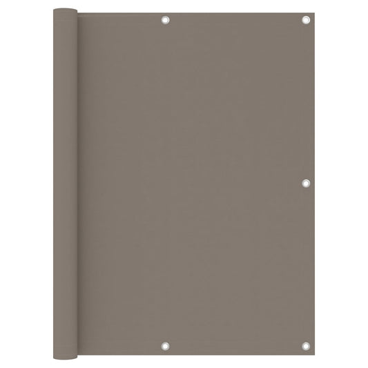 Balkono pertvara, taupe spalvos, 120x500cm, oksfordo audinys