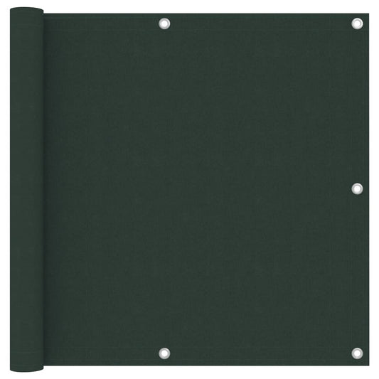 Balkono pertvara, tamsiai žalia, 90x500cm, oksfordo audinys