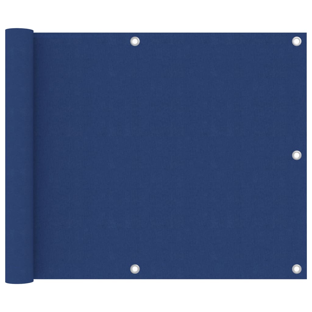 Balkono pertvara, mėlynos spalvos, 75x500cm, oksfordo audinys