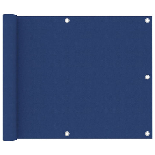 Balkono pertvara, mėlynos spalvos, 75x500cm, oksfordo audinys