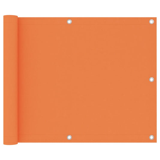 Balkono pertvara, oranžinės spalvos, 75x500cm, oksfordo audinys