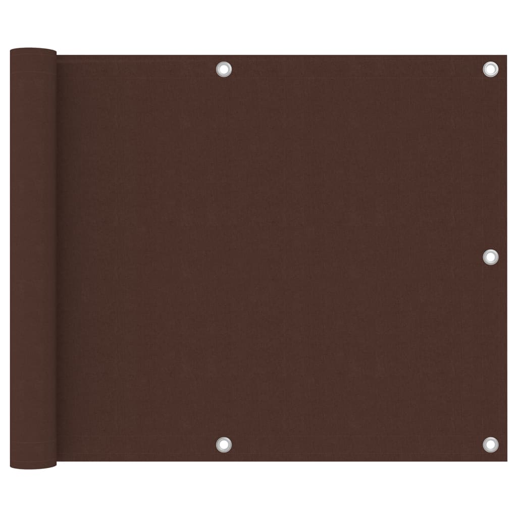 Balkono pertvara, rudos spalvos, 75x600cm, oksfordo audinys