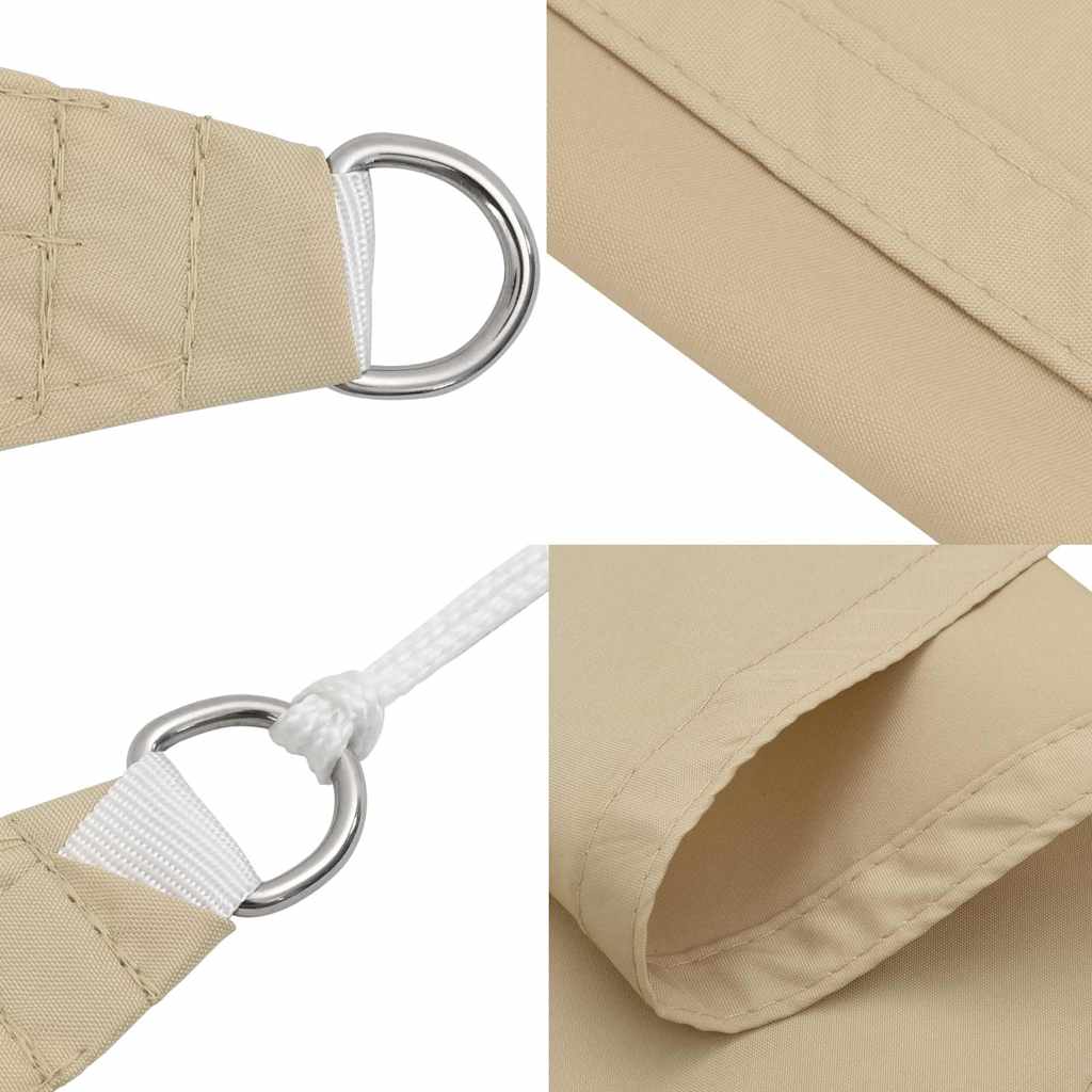 Uždanga nuo saulės, kreminė, 2,5x2,5x3,5m, oksfordo audinys