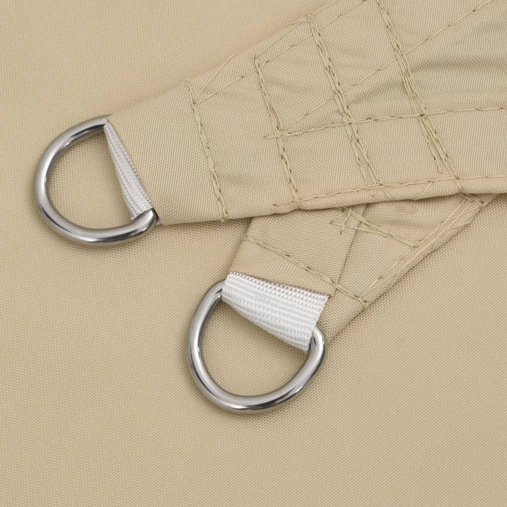 Uždanga nuo saulės, kreminė, 3x3x3m, oksfordo audinys, trikampė