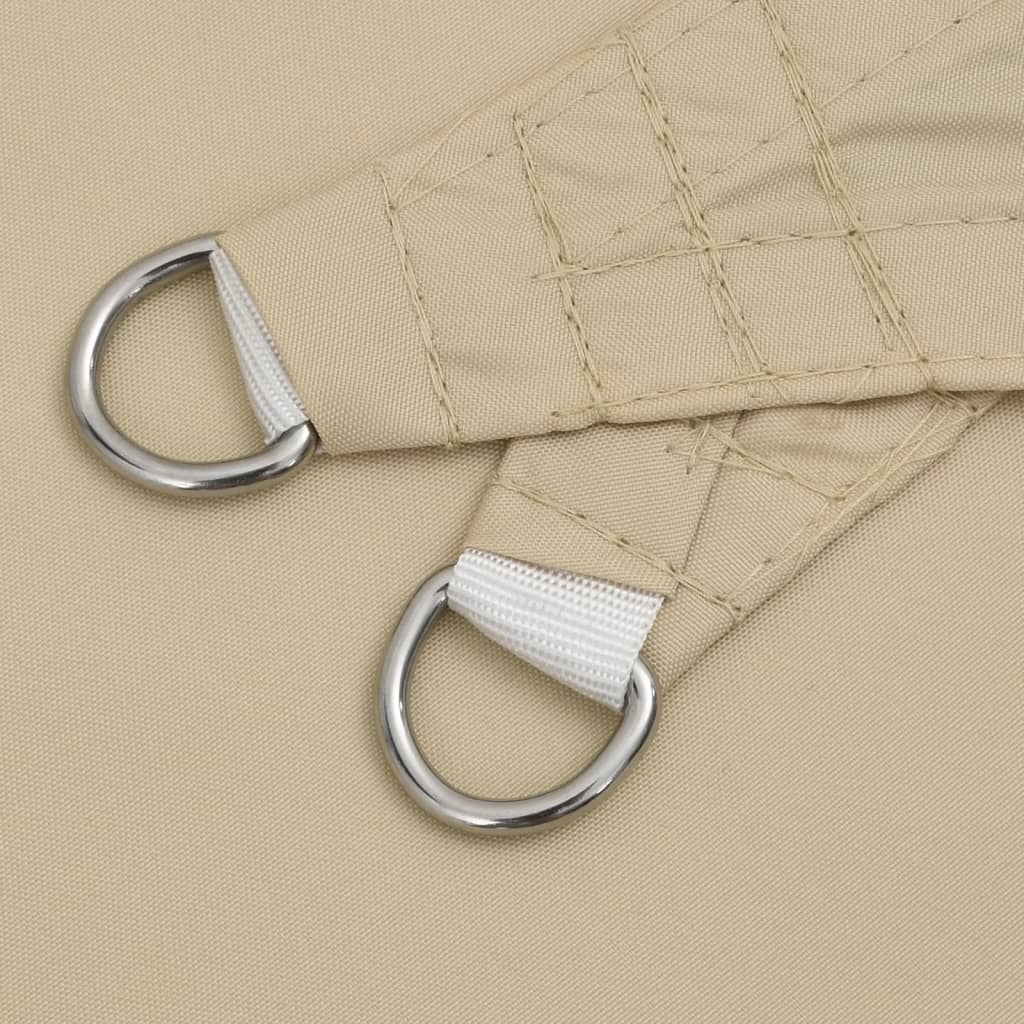 Uždanga nuo saulės, kreminė, 3x4x5m, oksfordo audinys, trikampė