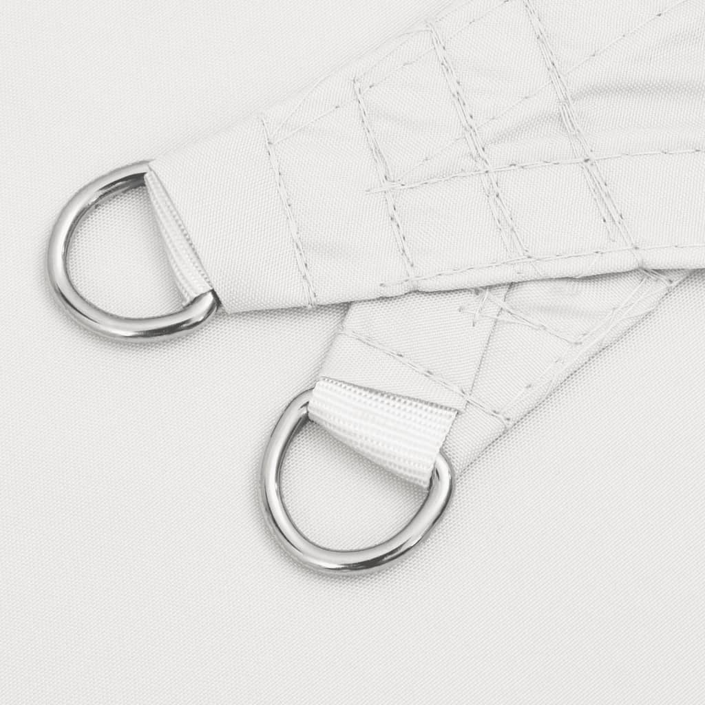 Uždanga nuo saulės, balta, 5x5x5m, oksfordo audinys, trikampė