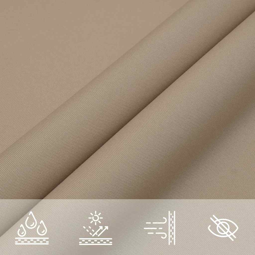 Uždanga nuo saulės, taupe, 2x4m, oksfordo audinys, stačiakampė