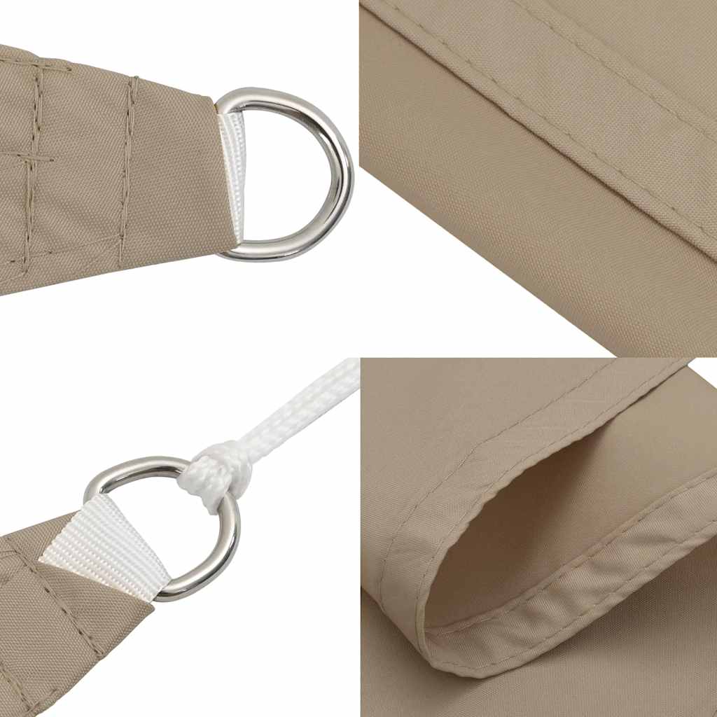 Uždanga nuo saulės, taupe, 3,5x3,5x4,9m, oksfordo audinys