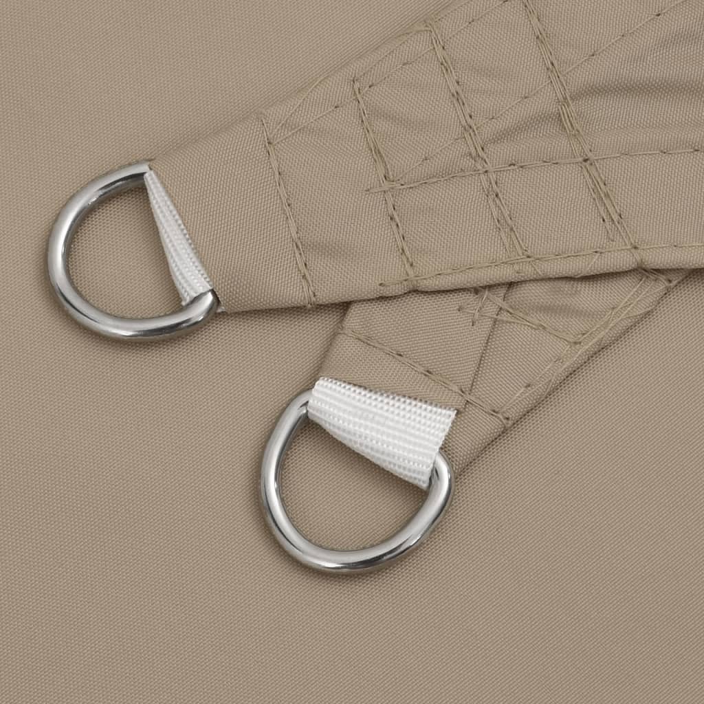 Uždanga nuo saulės, taupe, 5x7x7m, oksfordo audinys, trikampė