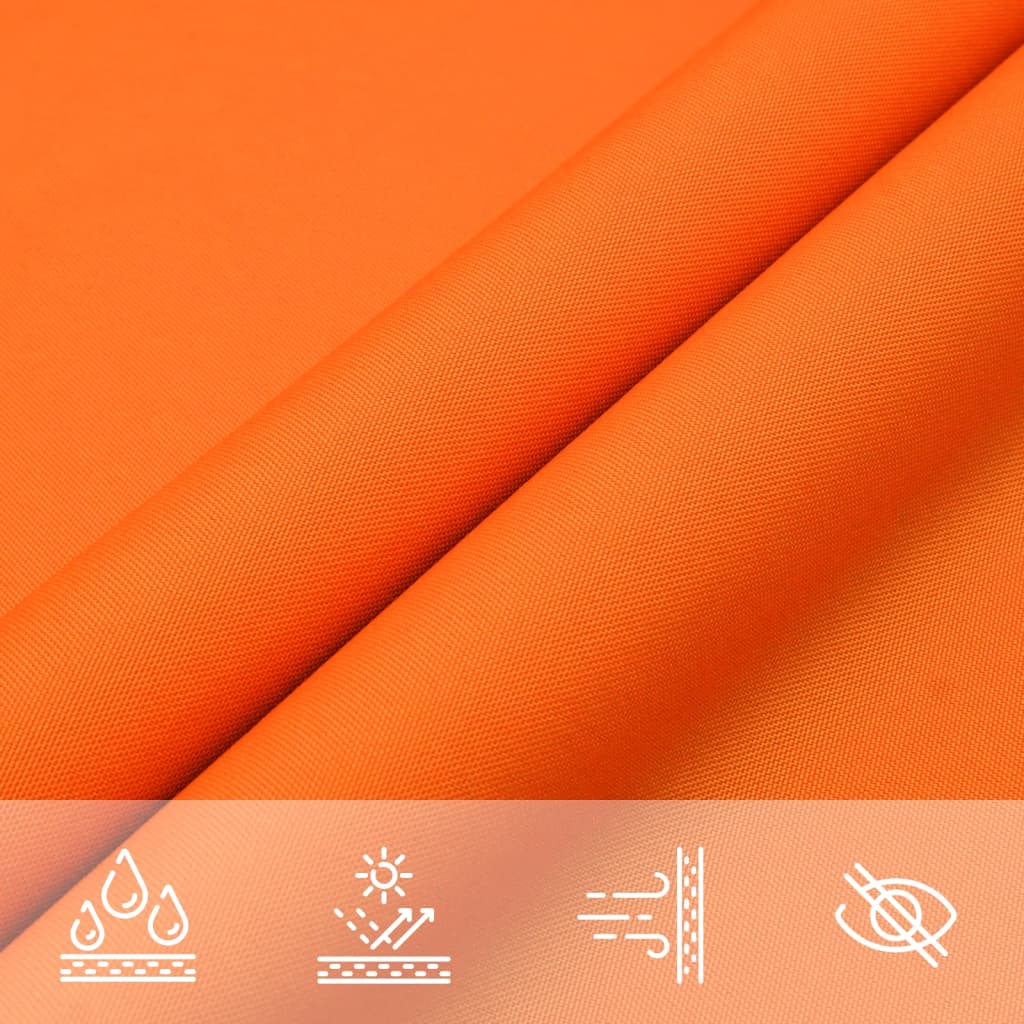 Uždanga nuo saulės, oranžinė,2x2m, oksfordo audinys, kvadratinė