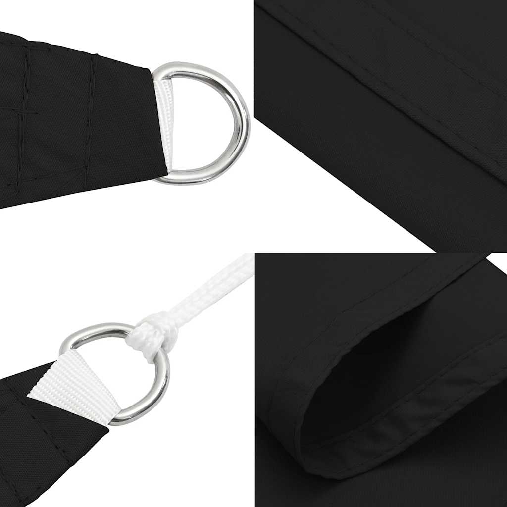 Tentas nuo saulės, juoda, oksfordo audinys, 3,6x3,6x3,6m