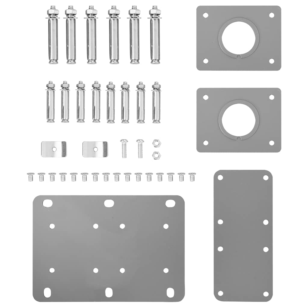 Ištraukiama šoninė kiemo pertvara, rudos spalvos, 140x1200cm