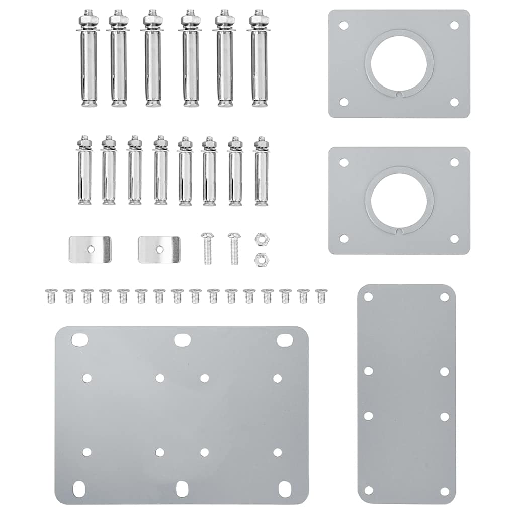Ištraukiama šoninė kiemo pertvara, rudos spalvos, 170x1200cm