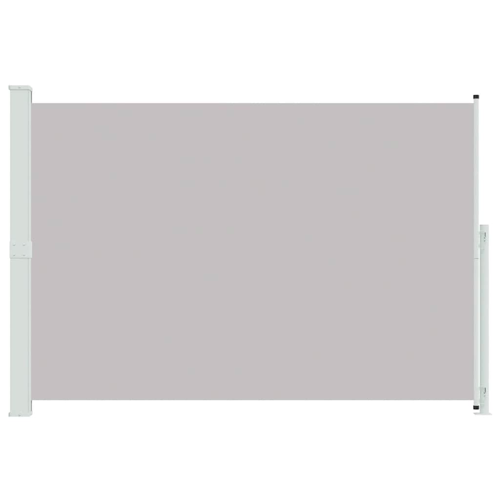 Ištraukiama šoninė kiemo pertvara, pilkos spalvos, 200x300cm