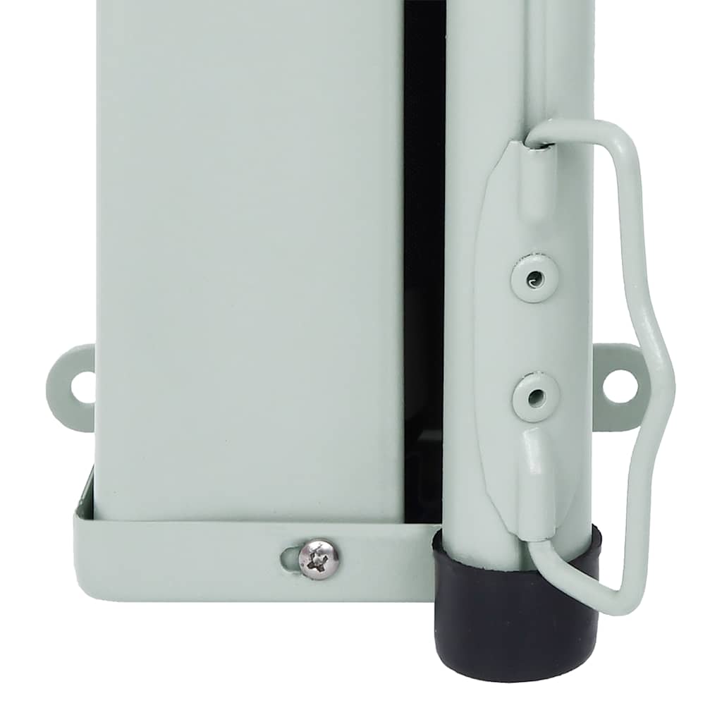 Ištraukiama šoninė kiemo pertvara, raudonos spalvos, 220x500cm