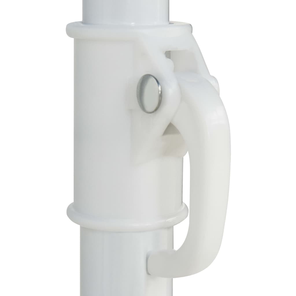 Paplūdimio skėtis, baltos spalvos, 240cm, havajietiško dizaino