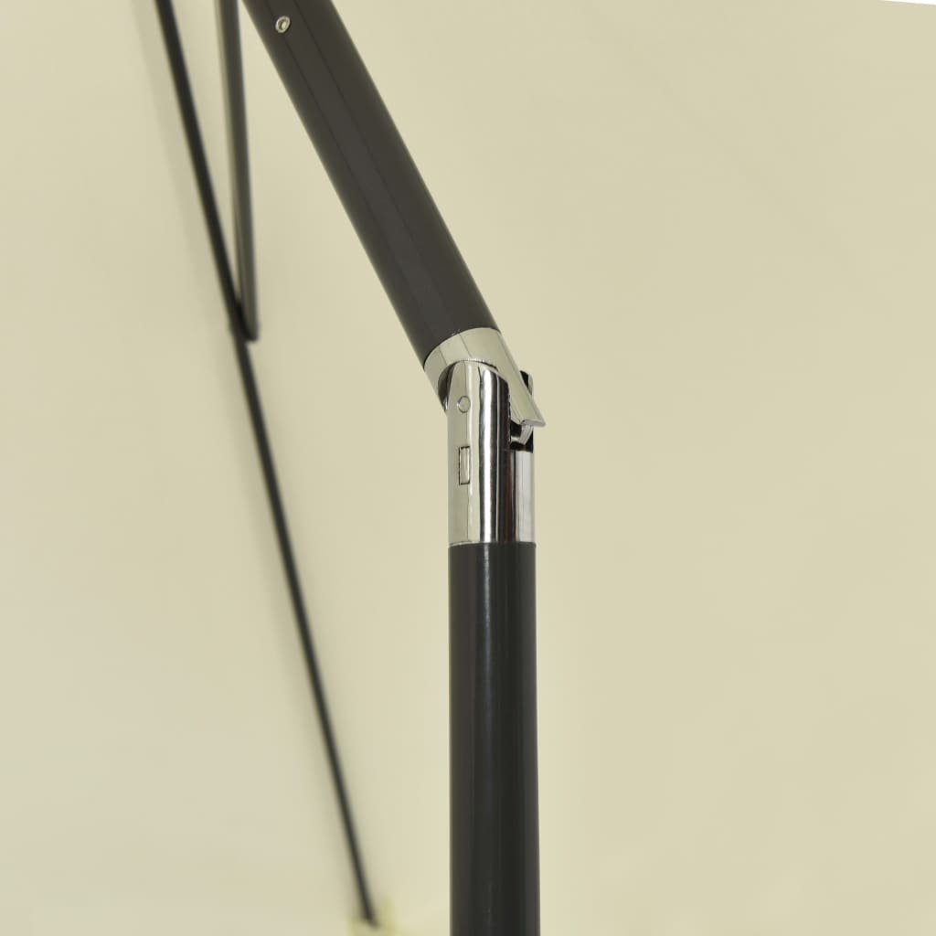 Paplūdimio skėtis nuo saulės, smėlio geltonas, 180x120cm