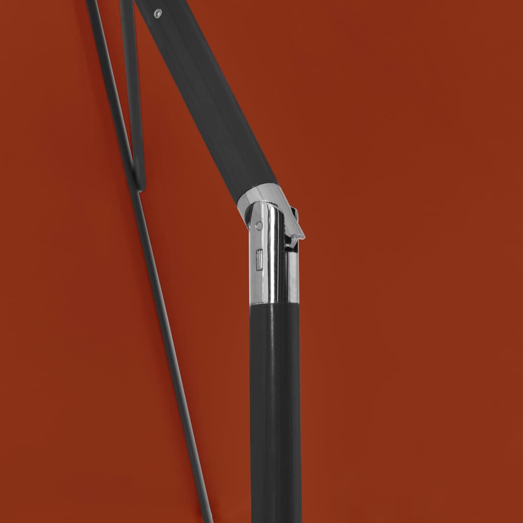 Paplūdimio skėtis nuo saulės, terakota spalvos, 180x120cm