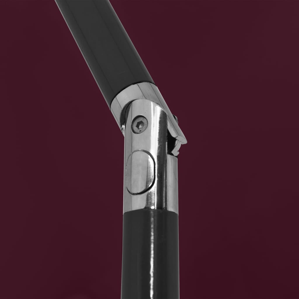 Paplūdimio skėtis nuo saulės, tamsiai raudonas, 200x125cm