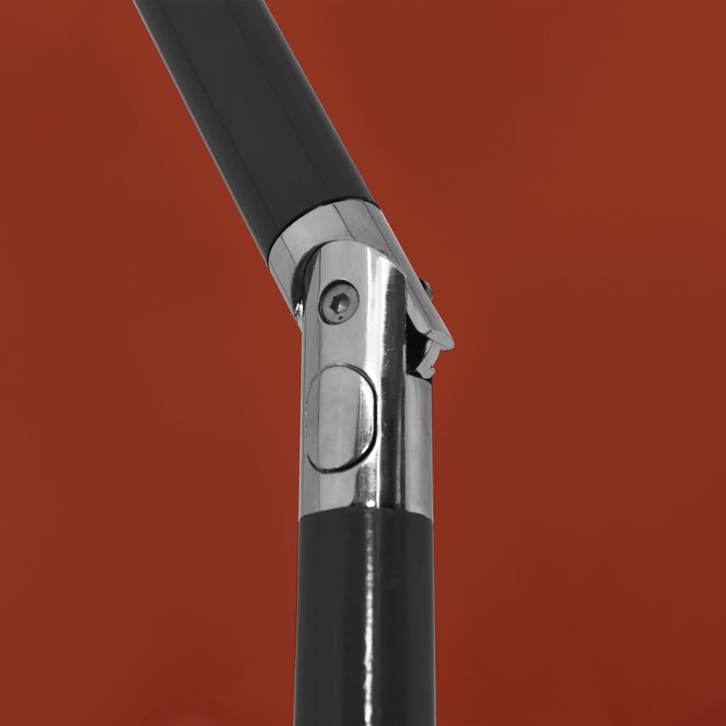 Paplūdimio skėtis nuo saulės, terakota spalvos, 200x125cm