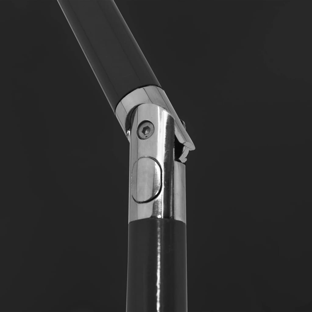 Paplūdimio skėtis nuo saulės, juodos spalvos, 200x125cm