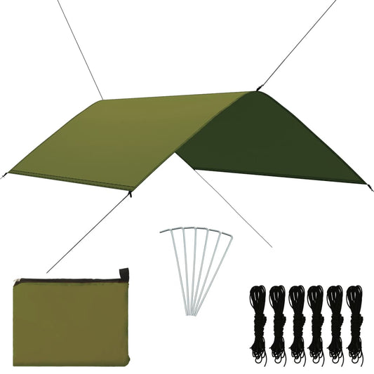 Lauko tentas, žalios spalvos, 3x2m